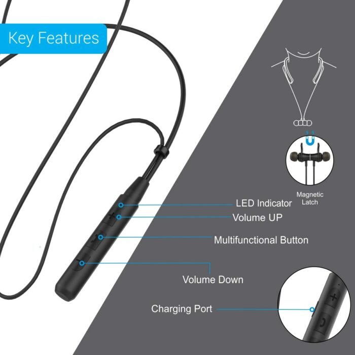 Harmonics 222 - Bluetooth Neckband Headset - Image 5